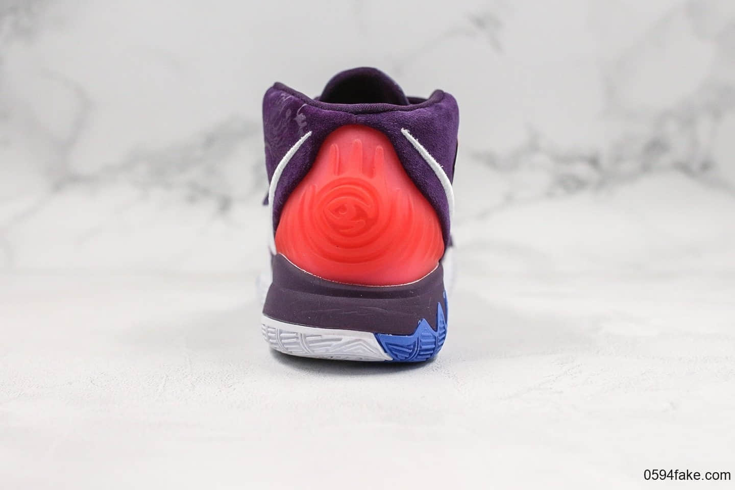 耐克Nike Kyrie 6 Grand Purple纯原版本欧文6黑紫色内置Zoom气垫原档案数据开发原厂欧斯莱缓震鞋垫支持高强度实战 货号：BQ4630-500