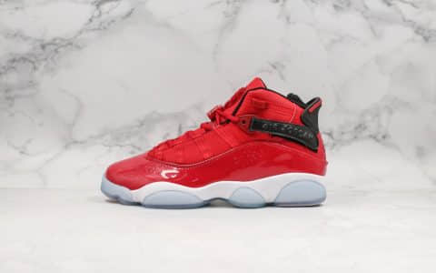 乔丹Air Jordan 6 RIngs纯原版本六冠王中国红配色AJ6原厂碳纤维中底原装真猫眼原盒原标 货号：322992-601