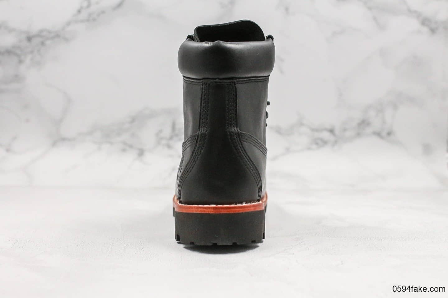 天伯伦Timberland中山代工厂经典6寸黑色专柜品质顶级头层防水面料高帮马丁靴 货号：TB0A1P61