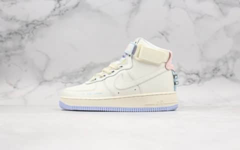 耐克Nike Air Force 1 Mid纯原版本空军一号独角兽联名款原鞋开模打造全头层牛皮市面最高版本原盒原标 货号：CQ4810-100