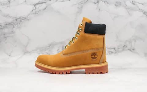 天伯伦Timberland添柏岚45周年超强限定款纯原版本经典防水大黄靴原档案数据开发量产全新工艺升级配备ZP套件细节完美复原 货号：A1VXW