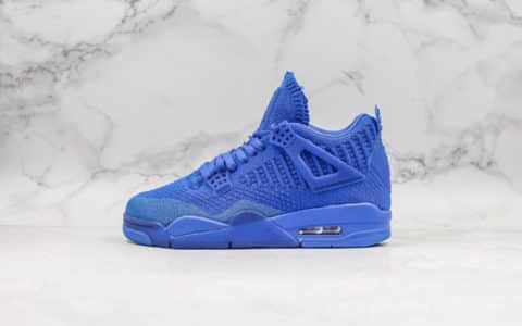 乔丹Air Jordan 4 Flyknit Hyper Royal纯原版本果冻编织蓝AJ4全Flyknit鞋面原档案数据开发区别市面通货版本 货号：AQ3559-400