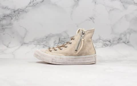 匡威Converse 1970s All Star纯原版本反绒牛皮拉链Puemium it限定全写翻毛围条工艺