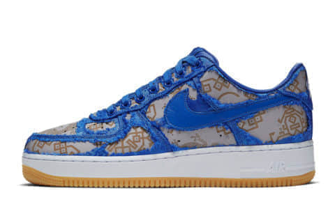 蓝丝绸 CLOT x Air Force 1 Low刮开鞋面曝光！后天发售！ 货号：CJ5290-400