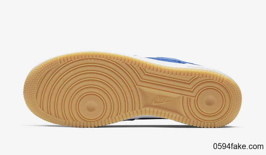 蓝丝绸 CLOT x Air Force 1 Low刮开鞋面曝光！后天发售！ 货号：CJ5290-400