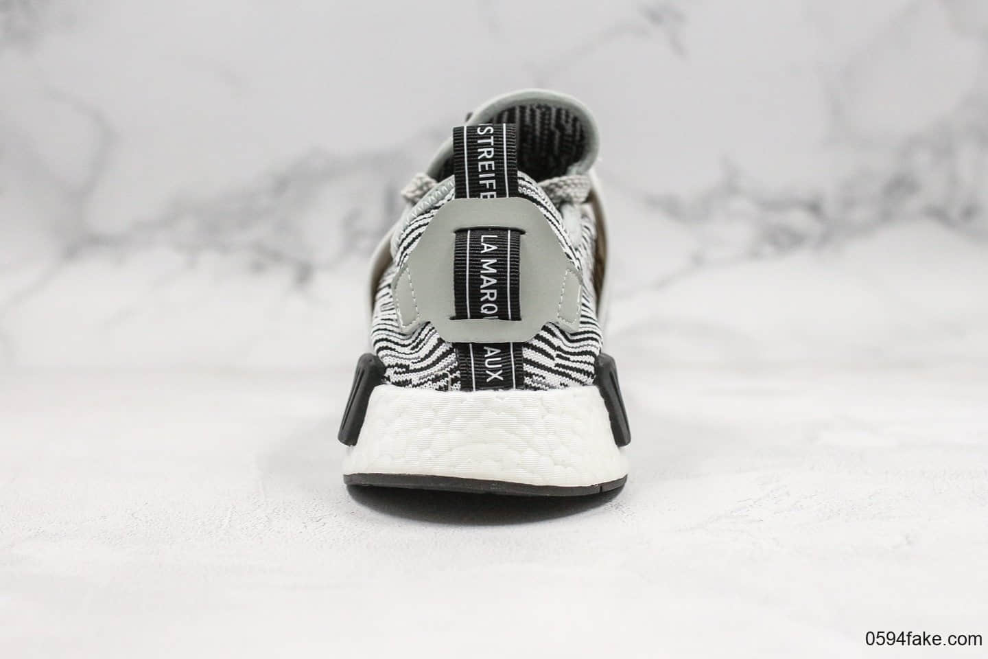 阿迪达斯Adidas NMD Primeknit Boost Runner Solid Grey XR_1爆米花系列运动鞋公司级版本浅灰白黑斑驳NMD针织透气鞋 货号：BY1910