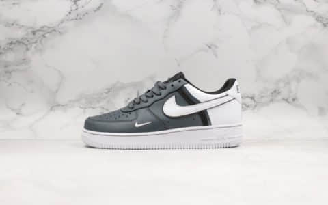 耐克Nike Air Force 1空军一号低帮休闲板鞋白灰色公司级原楦开发内置solo气垫 货号：CI0061-002