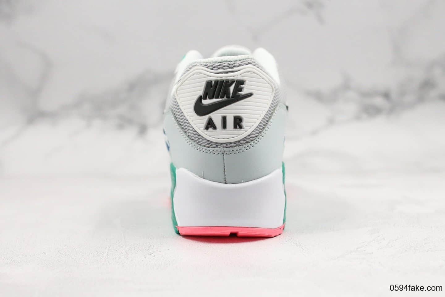 耐克Nike Air Max 90 Essential South Beach公司级版本南海岸max90新配色半掌气垫网面复古运动休闲慢跑鞋 货号：AJ1285-100