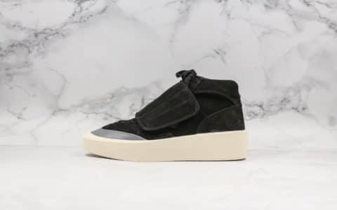 敬畏上帝Fear of God Skate Mid Suede Sneaker纯原版本FOG恐惧上帝中帮魔术贴黑米白3M反光原盒原标原档案数据开发