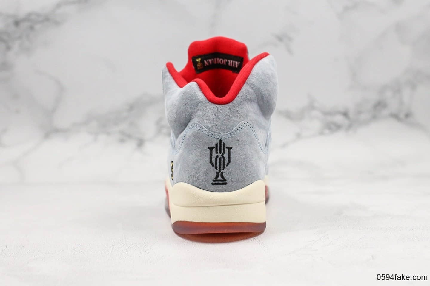 乔丹Air Jordan 5 Trophy Room x Ice Blue纯原版本联名款AJ5乔丹之子亲友家族联名鞋面采用进口牛巴革打造原档案数据开发区别市面低版本 货号：CI1899-400