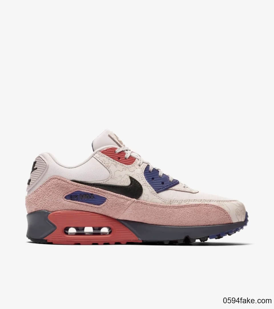 气质拼接配色！全新Nike Air Max 90本周五发售！ 货号：CI5646-001