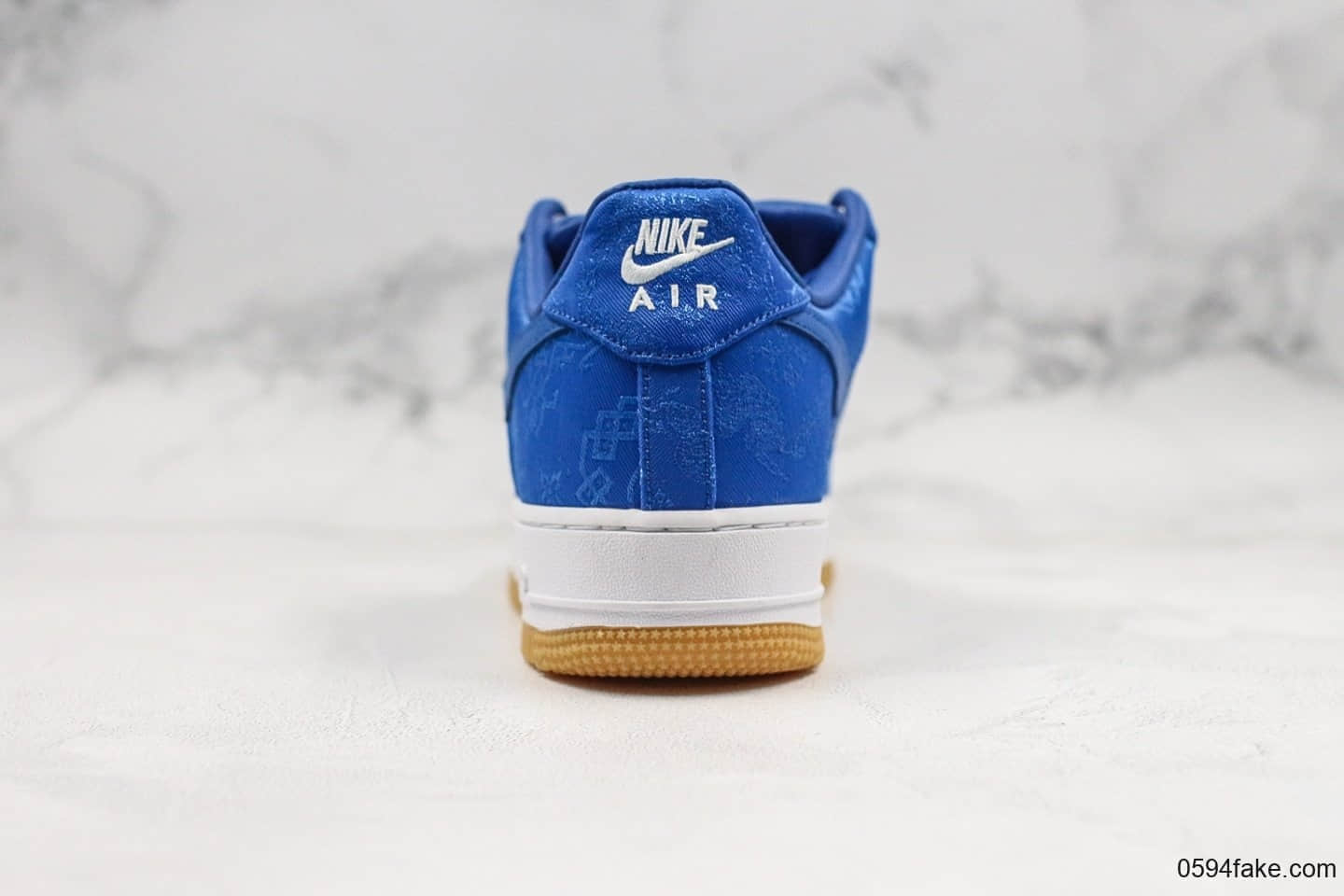 耐克Nike Air Force 1 x Clot纯原版本陈冠希联名款蓝丝绸配色纯原版本原代工厂出货鞋面可撕裂内置ZOOM全掌大气垫 货号：CJ5290-400