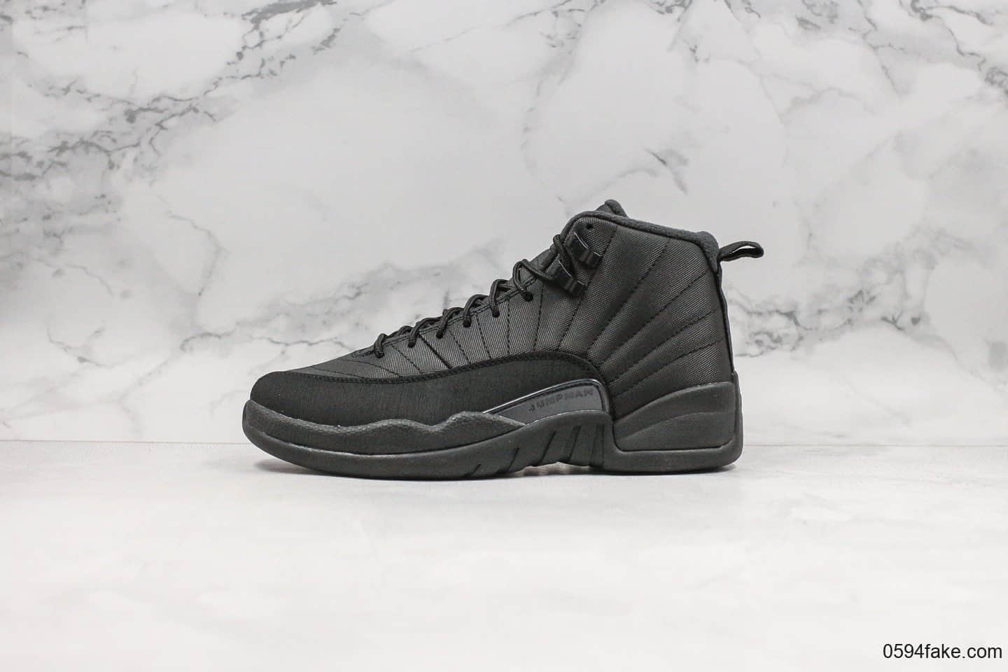 乔丹Air Jordan 12 Retro Wntr FamilyPack纯原版本黑武士配色AJ12真碳板加持鞋面采用防水材质实战篮球鞋 货号：BQ6851-001