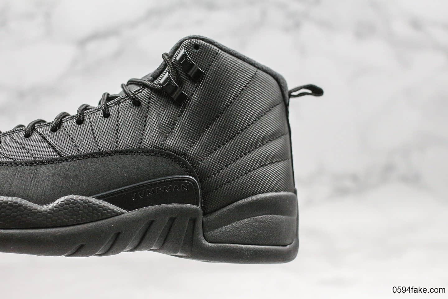 乔丹Air Jordan 12 Retro Wntr FamilyPack纯原版本黑武士配色AJ12真碳板加持鞋面采用防水材质实战篮球鞋 货号：BQ6851-001