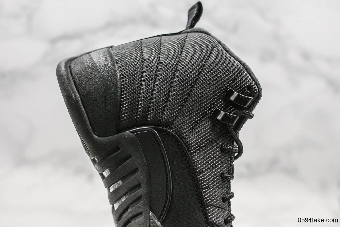 乔丹Air Jordan 12 Retro Wntr FamilyPack纯原版本黑武士配色AJ12真碳板加持鞋面采用防水材质实战篮球鞋 货号：BQ6851-001