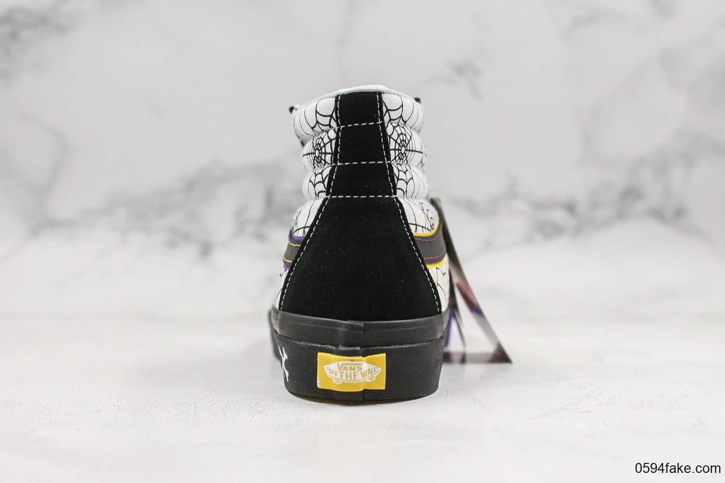 万斯Vans Sk8-Hi x Size？联名款高帮万斯黑紫色原厂硫化工艺原盒原标万圣节风格配色