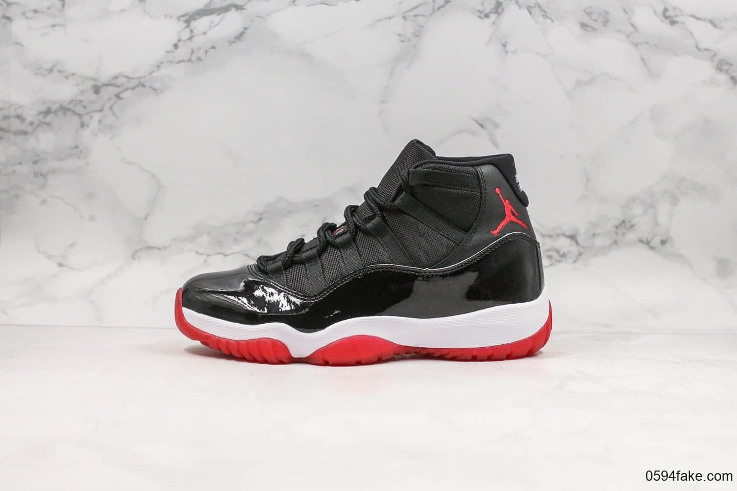 乔丹Air Jordan 11纯原真碳版本高帮AJ11黑红配色原档案数据开发原楦头原纸板支持实战篮球鞋 货号：378037-061