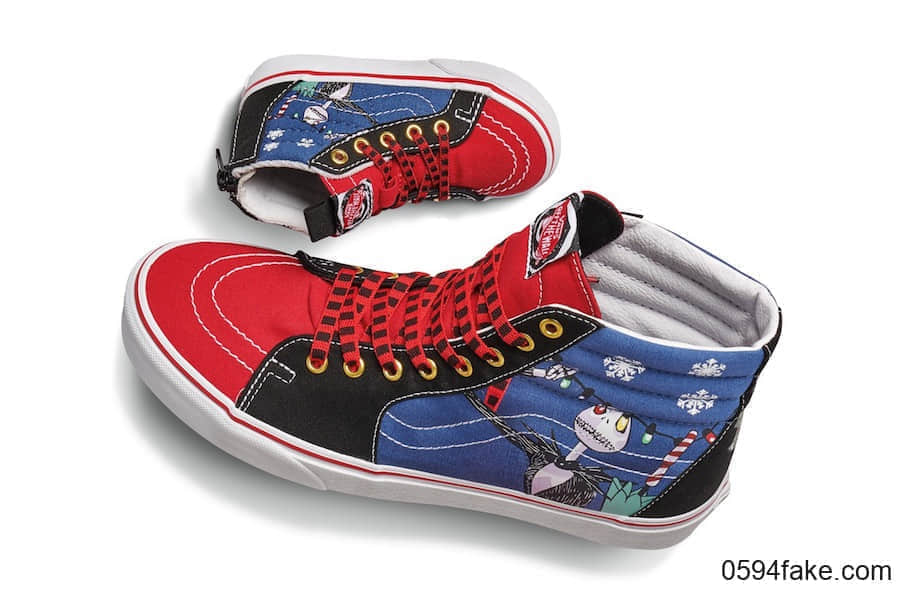 搞怪风格！Vans Sk8-Hi“ Christmas Town”明日发售！