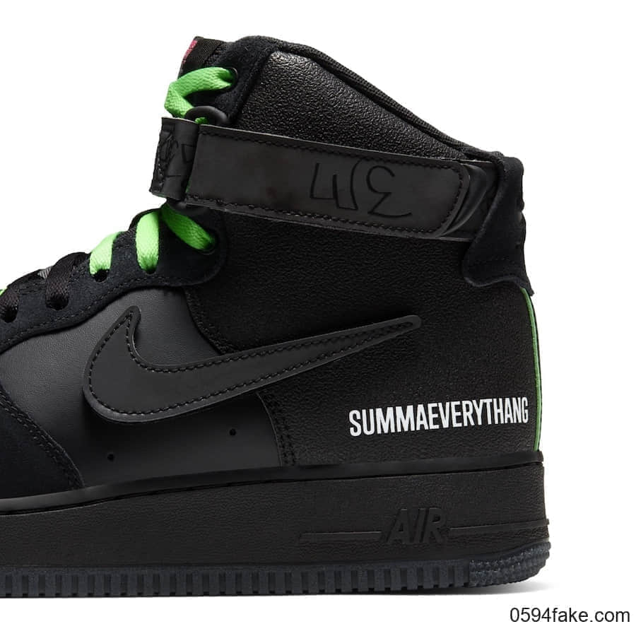 高规格之作！Lauren Halsey x Nike Air Force 1 High“ Los Angeles”下月发售！ 货号：CU3052-001