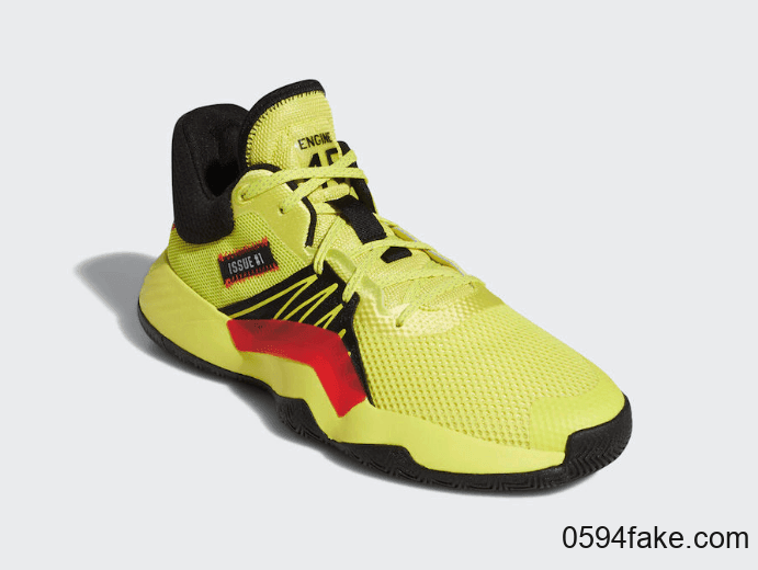 亮眼柠檬黄！adidas DON Issue 1新配色现已发售！ 货号：EG5667