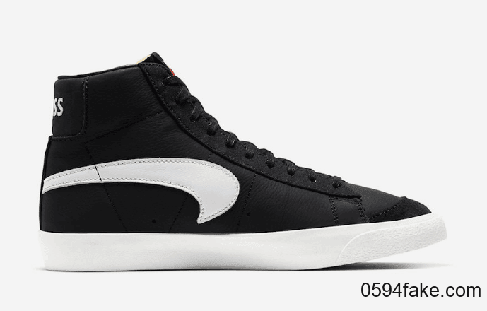限量“反勾”！Slam Jam x Nike Blazer Mid“ Class 1977”黑色版本来袭！ 货号：CD8233-001