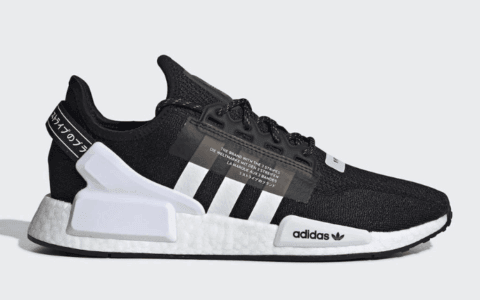 经典黑白配！全新adidas NMD V2系列即将登场！ 货号：FV9021