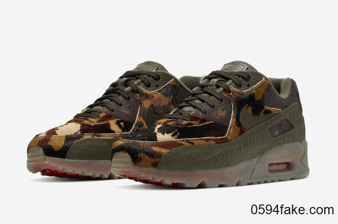 特色拼接鞋面！这双Nike Air Max 90有点酷！ 货号：CU0675-300