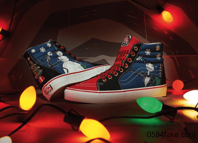 搞怪风格！Vans Sk8-Hi“ Christmas Town”明日发售！