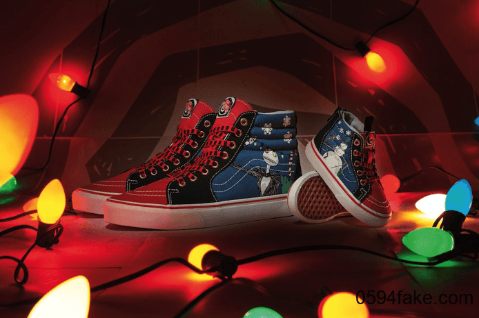 搞怪风格！Vans Sk8-Hi“ Christmas Town”明日发售！