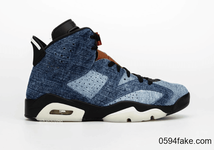 水洗丹宁鞋面！这双Air Jordan 6“ Washed Denim”有点好看！ 货号：CT5350-401