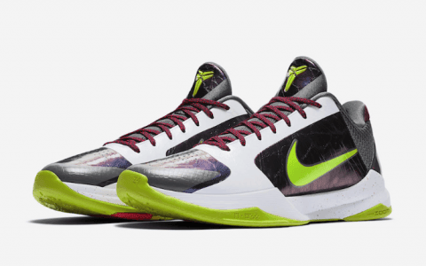 人气“小丑”配色！Kobe 5 Protro“ Chaos”将于12月26日发售！ 货号：CD4991-100