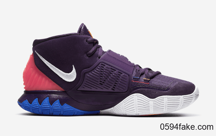 葡萄紫配色！Nike Kyrie 6“ Grand Purple”月底发售！ 货号：BQ4630-500