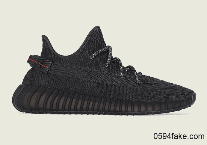 黑天使Yeezy Boost 350 V2 “Black”全家族尺码补货！后天发售！ 货号：FU9006