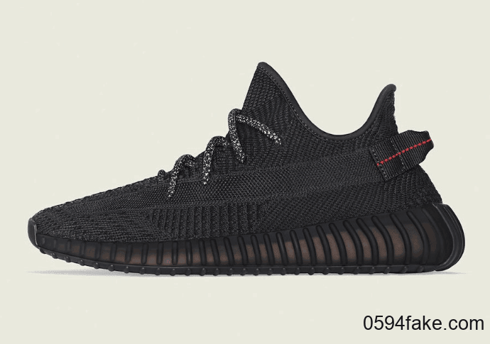 黑天使Yeezy Boost 350 V2 “Black”全家族尺码补货！后天发售！ 货号：FU9006