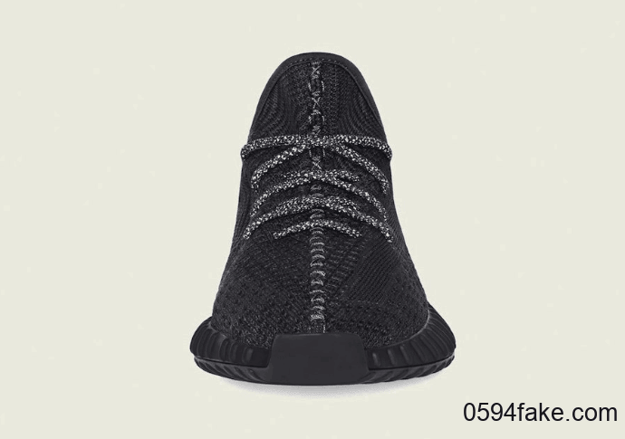 黑天使Yeezy Boost 350 V2 “Black”全家族尺码补货！后天发售！ 货号：FU9006