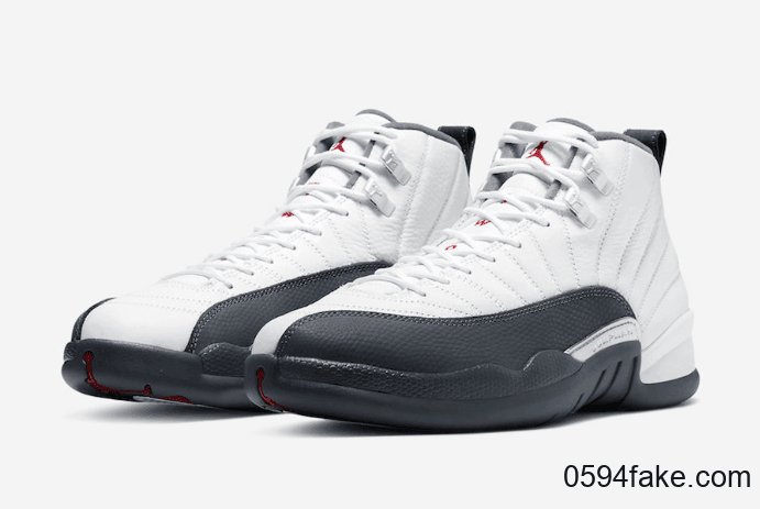 简约白灰配色！Air Jordan 12“ Dark Grey”释出官图！ 货号：130690-160