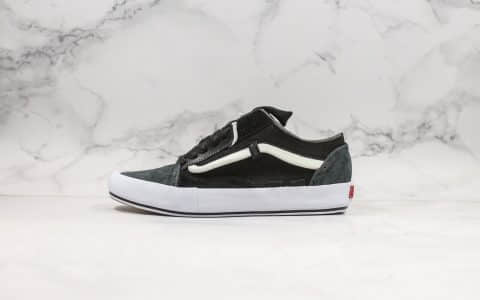 万斯Vans Vault Old Skool Cap LX纯原版本黑灰拼接解构低帮硫化板鞋原厂硫化大底原档案数据开发