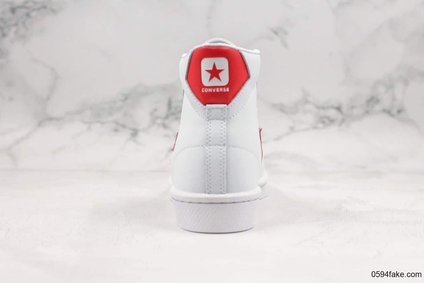匡威Converse Pro Leather公司级版本高帮皮面篮球鞋白红原盒原标原档案数据开发
