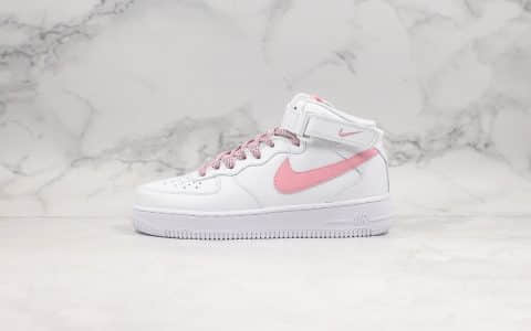 耐克Nike Air Force 1 '07 LV8纯原版本低帮空军一号3M反光中帮满天星少女粉内置全掌气垫原档案数据开发 货号：366731-911