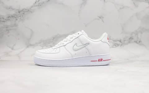 耐克Nike Air Force 1 Low Jewel纯原版本低帮复古小勾白配色内置气垫全新系列原盒原标 货号：CT3438-100