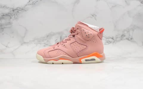 乔丹Air Jordan 6 x Aleali May纯原版本联名款脏粉AJ6女神粉NRG限量配色原盒原标原档案数据开发 货号：CI0550-600