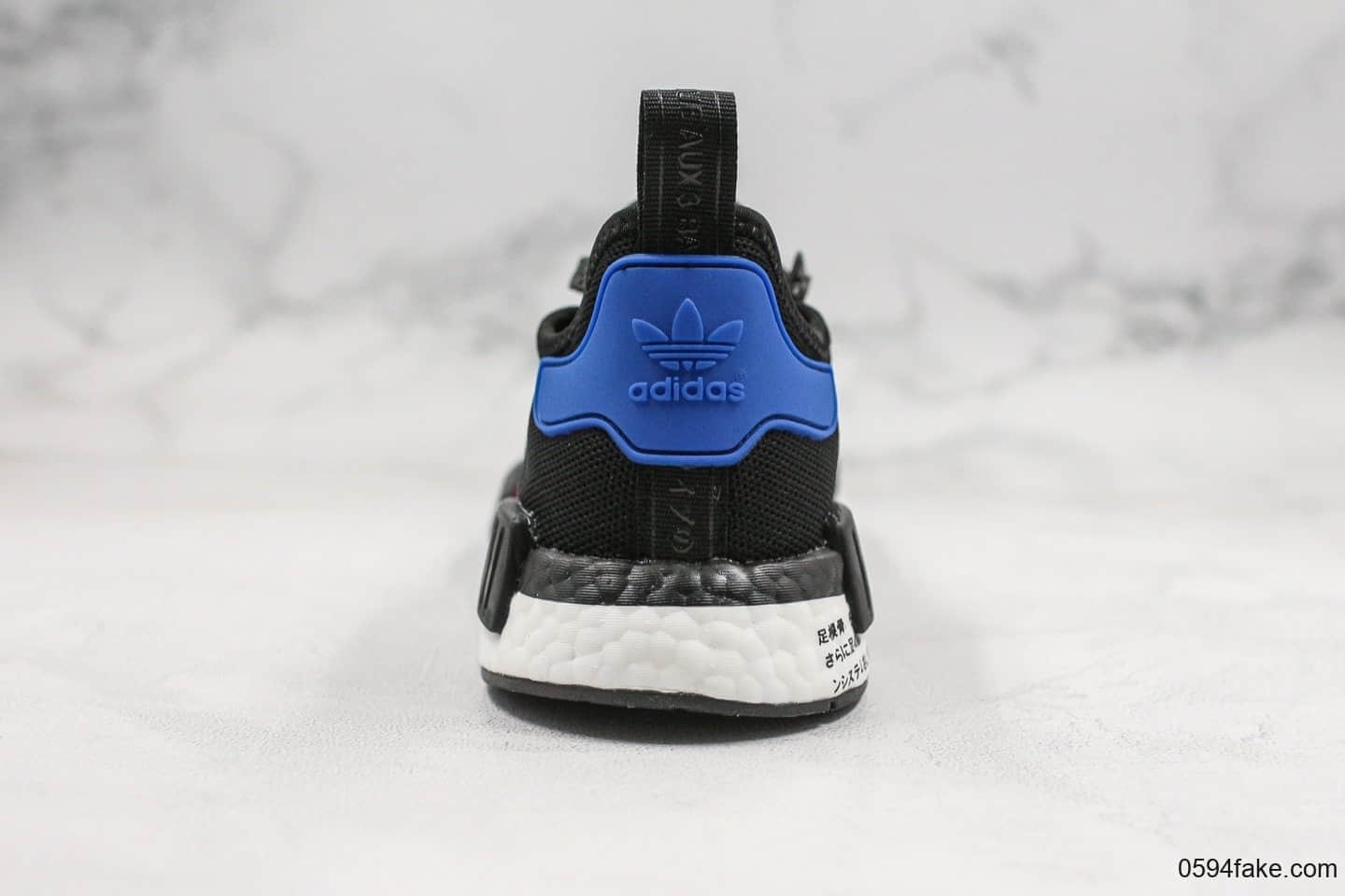阿迪达斯Adidas Originals NMD_R1纯原版本爆米花NMD系列红蓝配色原装高弹Boost缓震颗粒大底 货号：FV8428