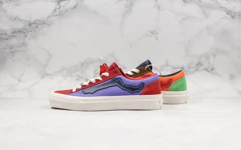 万斯Vans Style 36 x Resizz公司级版本骨焰联名款低帮帆布鞋拼色原盒原标