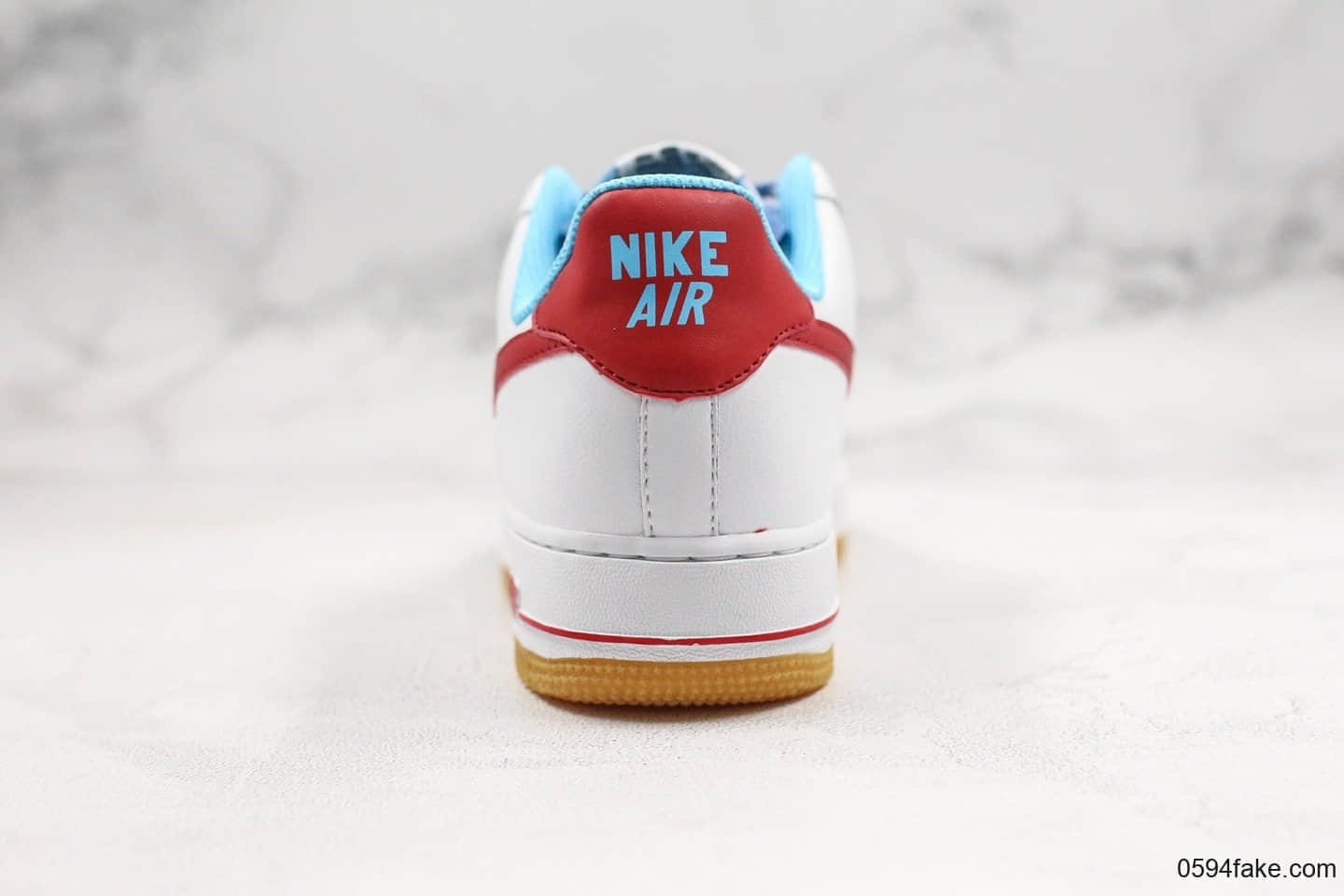 耐克Nike Air Force 1 low x CLOT纯原版本陈冠希联名款低帮空军一号红白蓝首发版本内置气垫 货号：CU1980-190