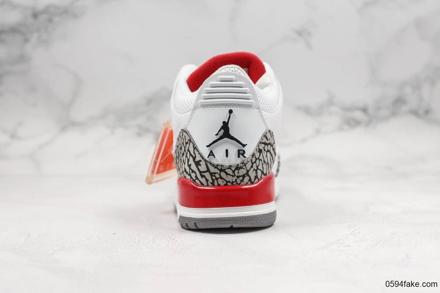 乔丹Air Jordan 3 Katrina纯原版本飓风爆裂纹AJ3原装进口皮料内置气垫原盒原标 货号：136064-116