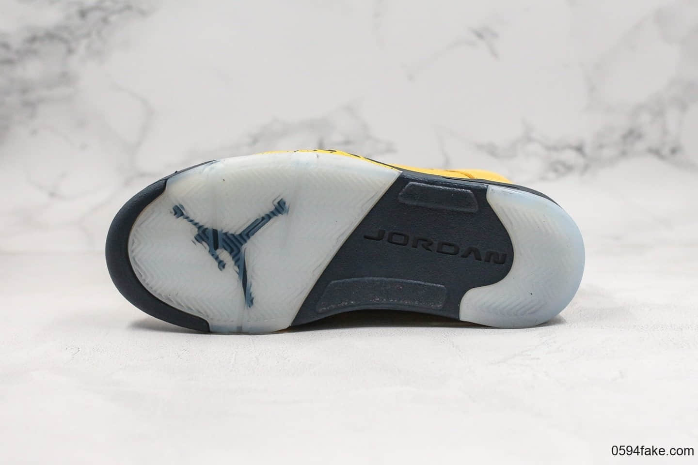 乔丹Air Jordan 5 Inspire纯原版本密歇根大学AJ5麂皮黄内置可视气垫原楦头原纸板打造 货号：CQ9541-704