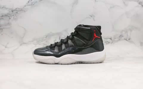 乔丹Air Jordan 11 Retro 72-10纯原版本黑白大魔王AJ11内置全掌真碳纤维板原盒配件支持实战 货号：378037-002