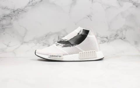 阿迪达斯Adidas NMD CS1 PK纯原版本锦鲤鱼红白配色NMD袜子鞋原厂Boost缓震大底 货号：BB9260