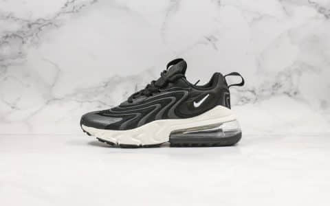 耐克Nike Air Max 270 SE纯原版本混合科技半掌气垫max270气垫鞋黑白配色内置可视半掌气垫原楦头纸板打造 货号：CD6870-406