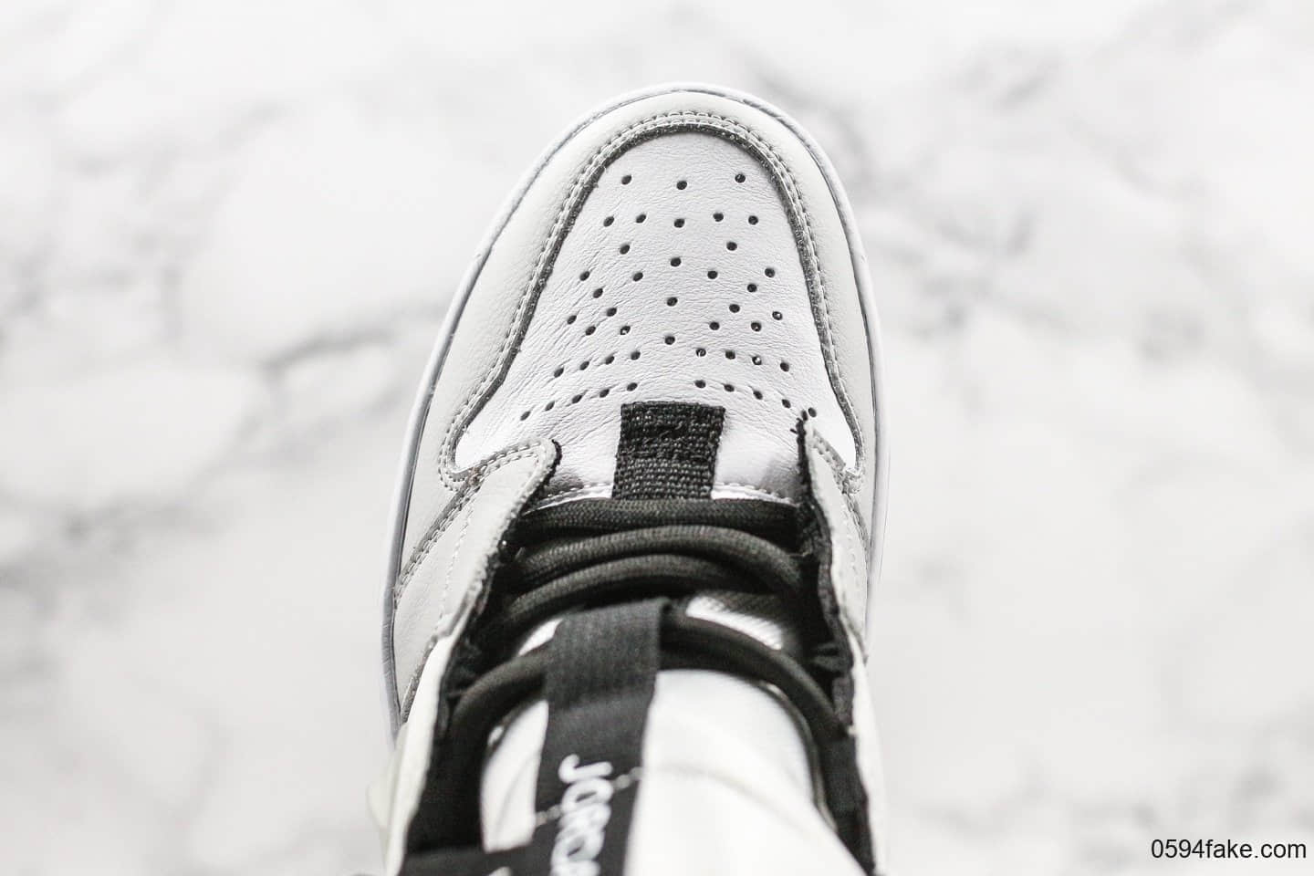乔丹Air Jordan 1 High React纯原版本瑞亚机能风格AJ1灰色原档案数据开发真瑞亚缓震大底 货号：AR5321-100